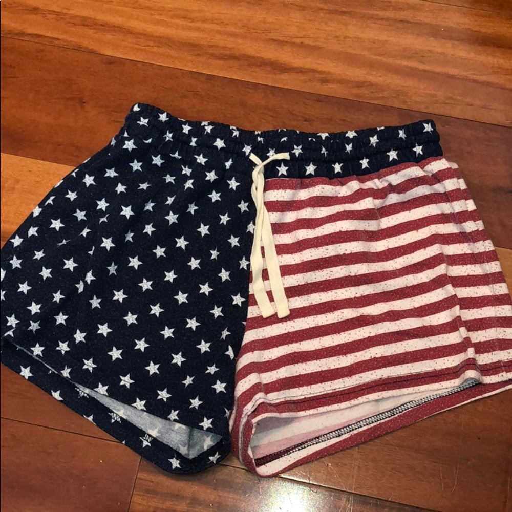 American flag shorts